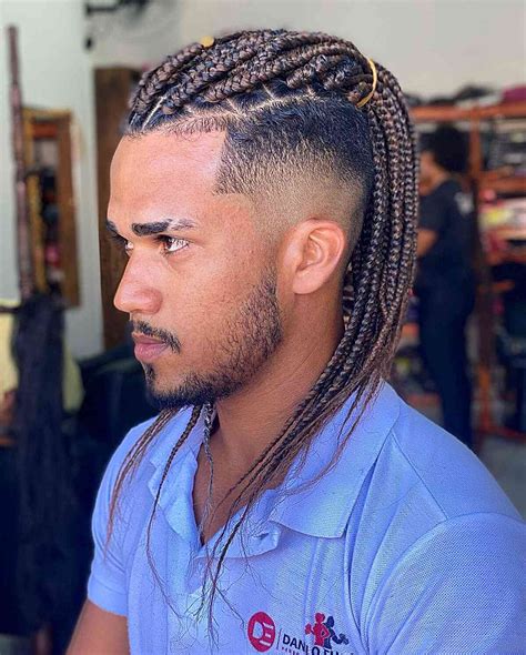 box braids men|32 Cool Box Braids Hairstyles for Men